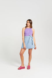 Lib Skirt - Stone Wash Denim