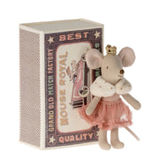 Maileg Princess Mouse in Matchbox