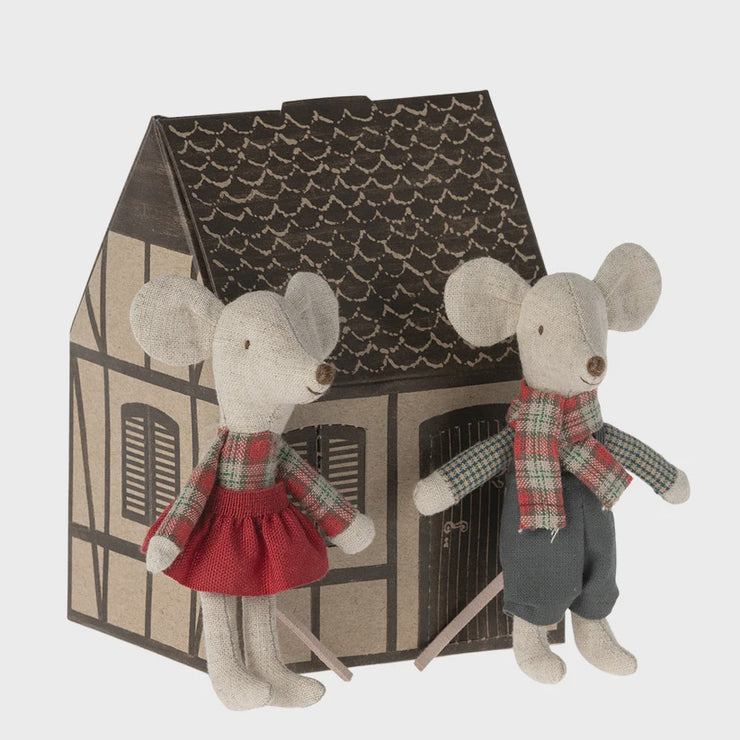 Maileg Winter Mouse Twins