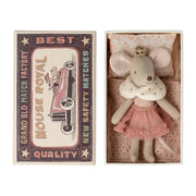 Maileg Princess Mouse in Matchbox