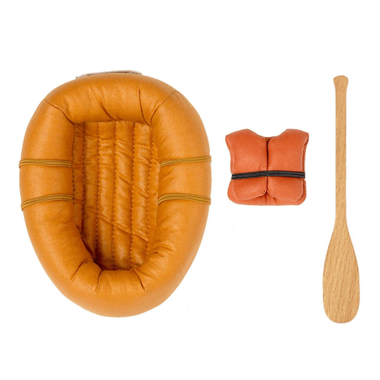 Maileg Mouse Rubber Boat - Dusty Yellow