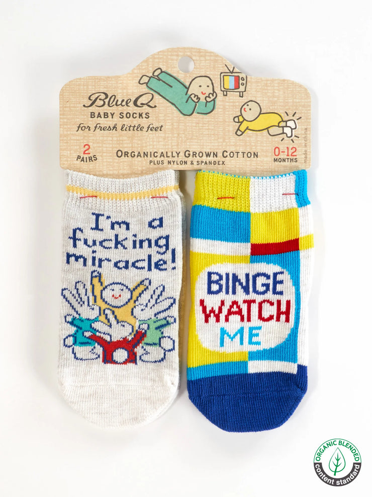 Baby Socks - Miracle/Binge Watch