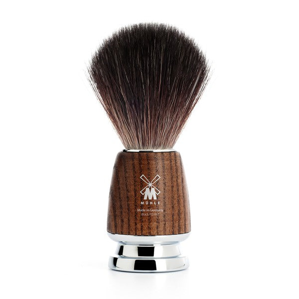 Rytmo Black Fibre Shaving Brush - Ash