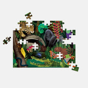 Rainforest Above & Below 100 Piece Double-Sided Puzzle