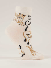 Womens Ankle Socks - Holy Shit. Cats