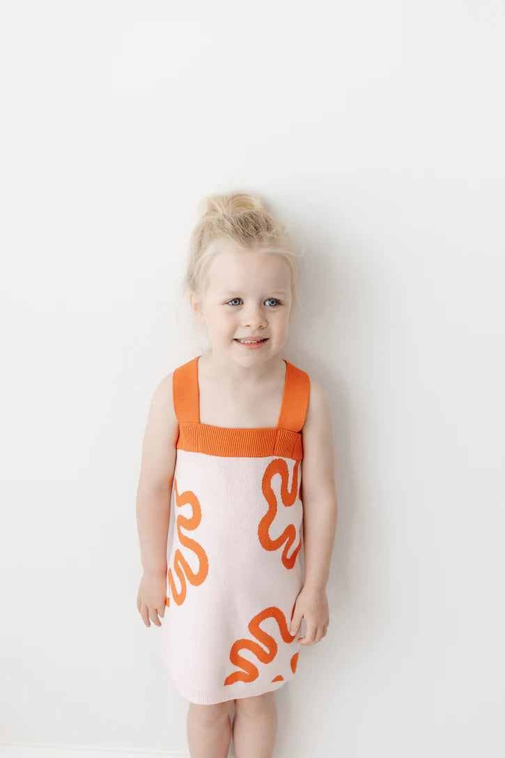 Squiggle Knit Dress