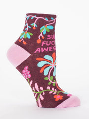 Womens Ankle Socks - Super Awesome